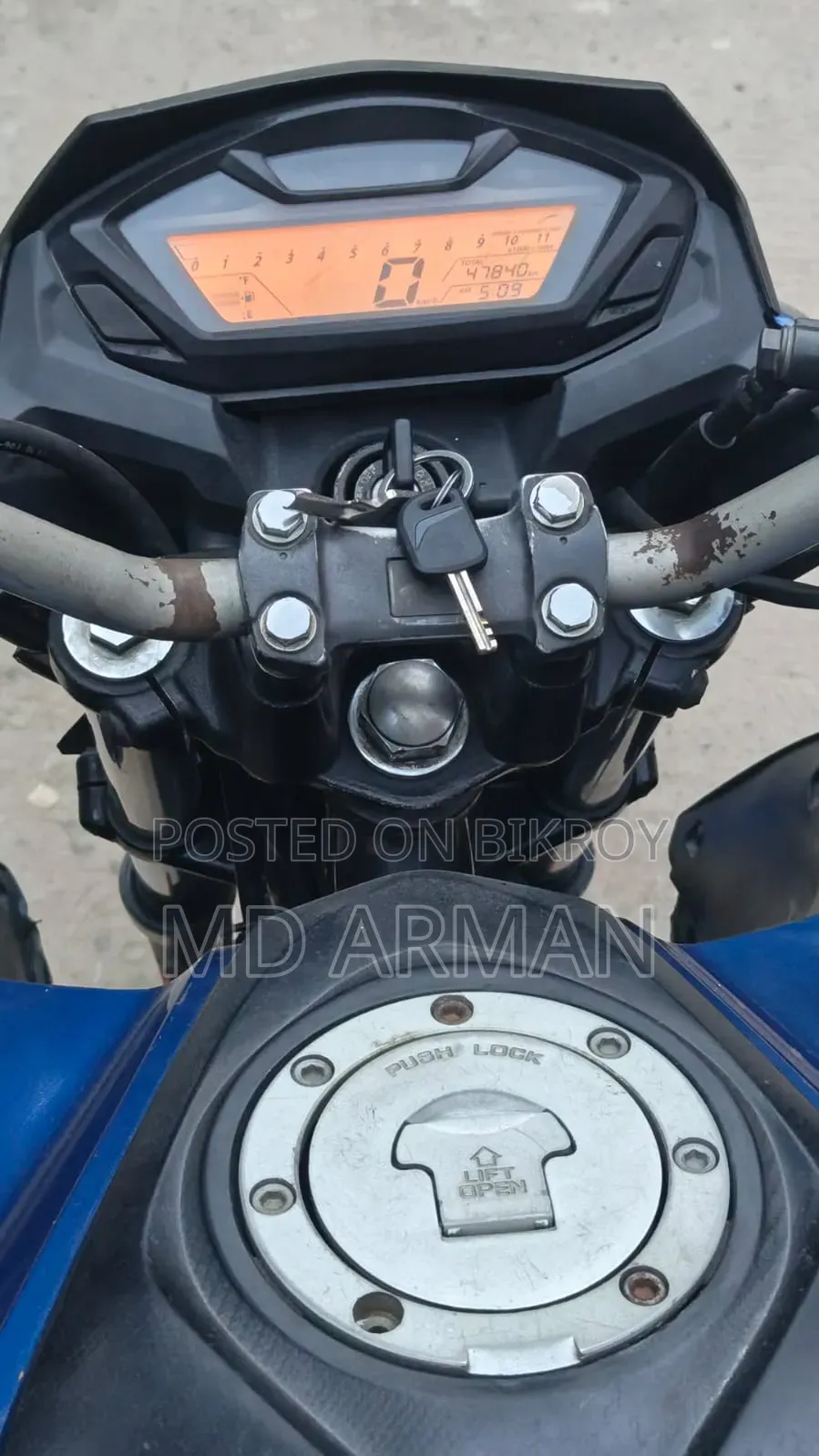 হোন্ডা হরনেট ২০১৮ নীল