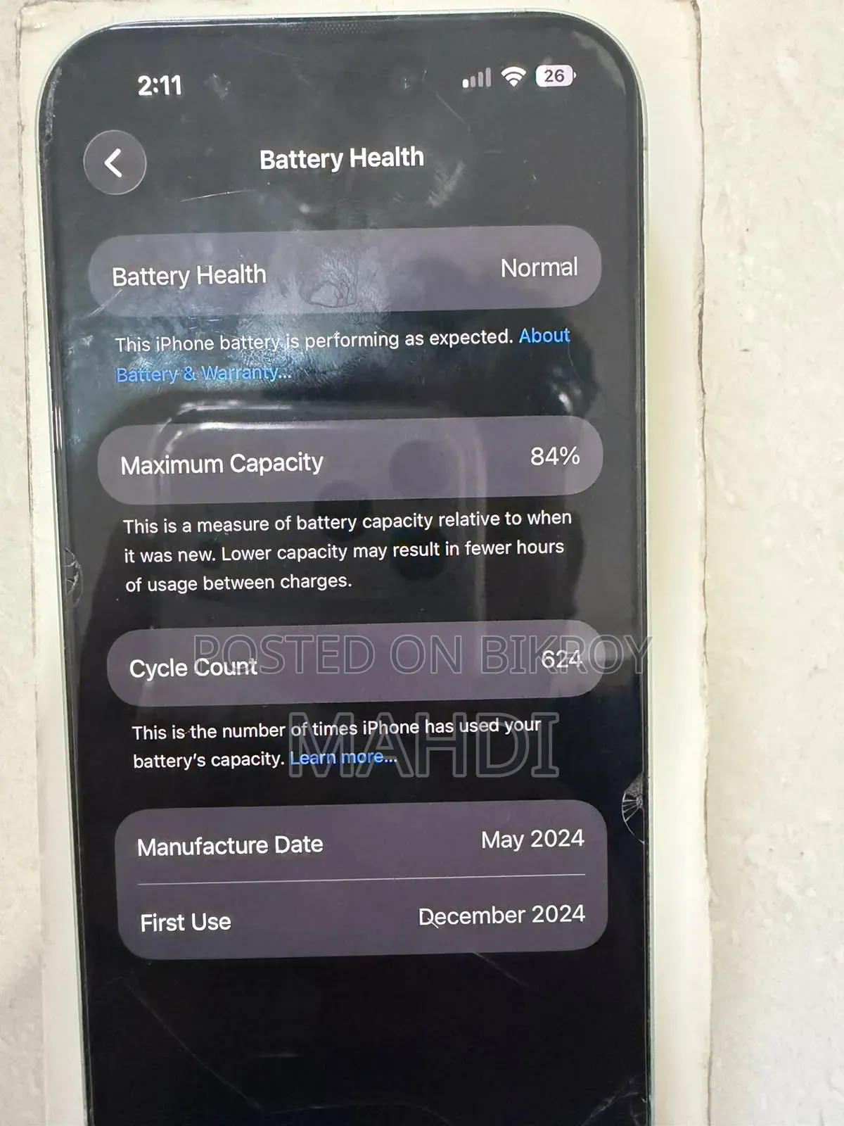 Apple iPhone 15 128 GB Green