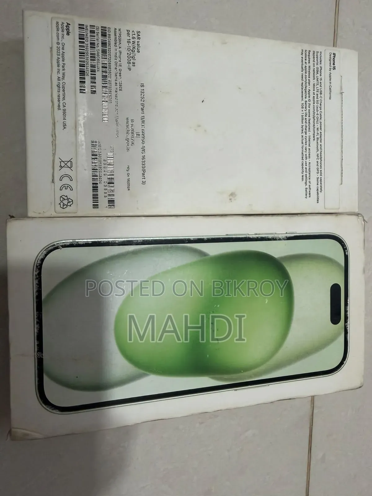 Apple iPhone 15 128 GB Green