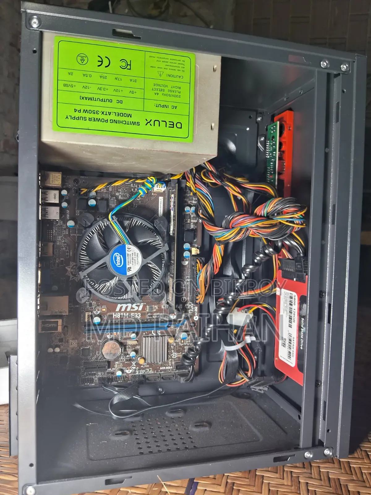 Desktop Computer MSI model 4GB Intel Core i3 SSD 128GB