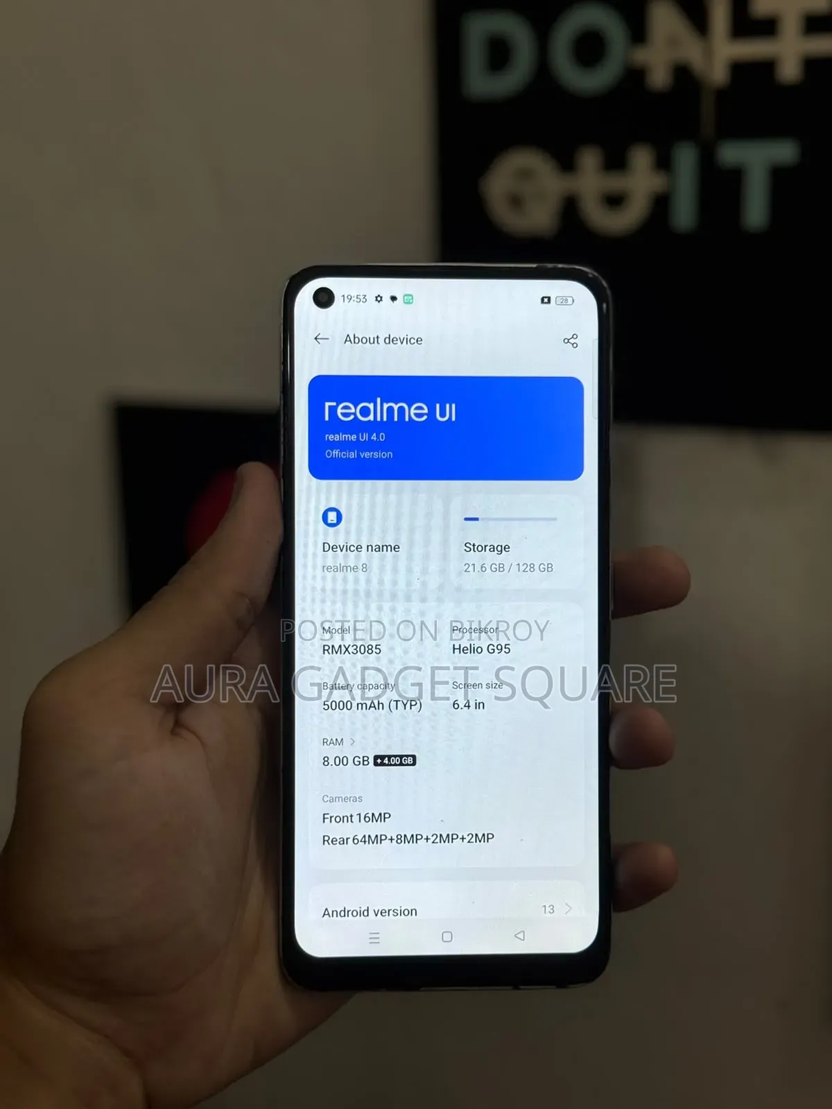 Realme 8 5G 128 GB Silver