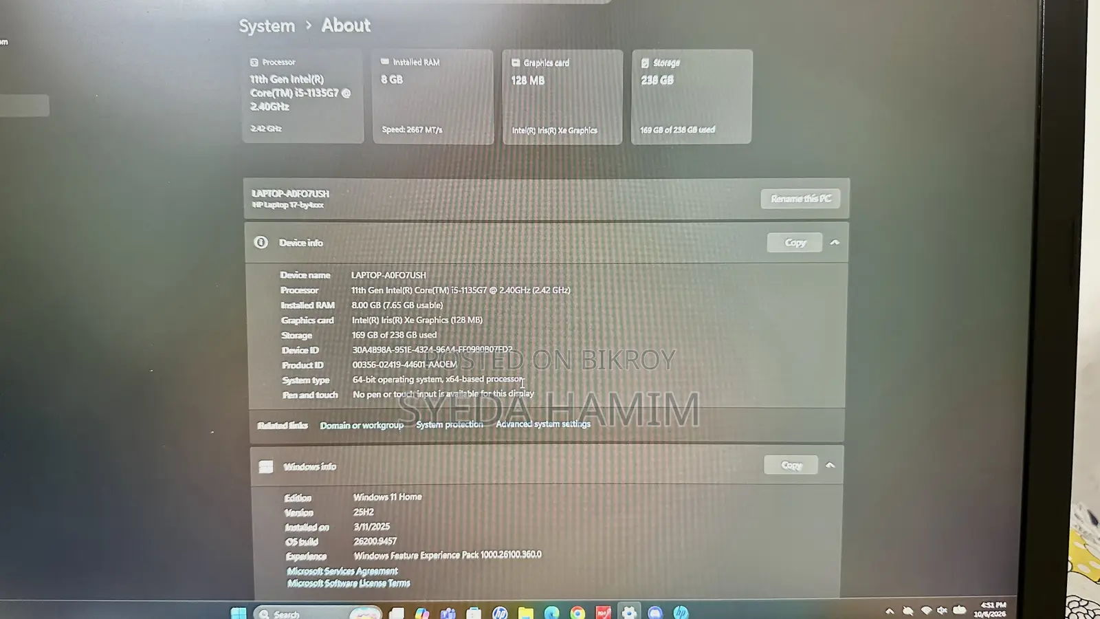 Laptop HP EliteBook 840 G6 8GB SSD 256GB