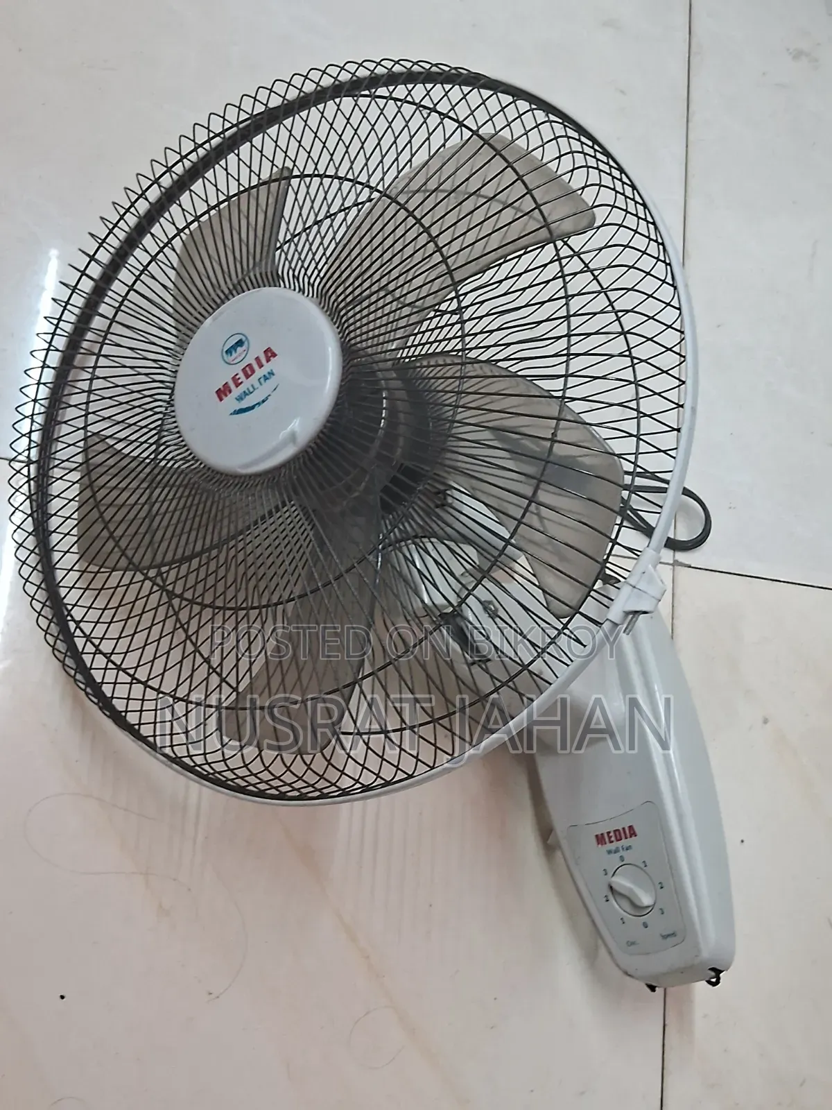Media Wall Fan (Used)