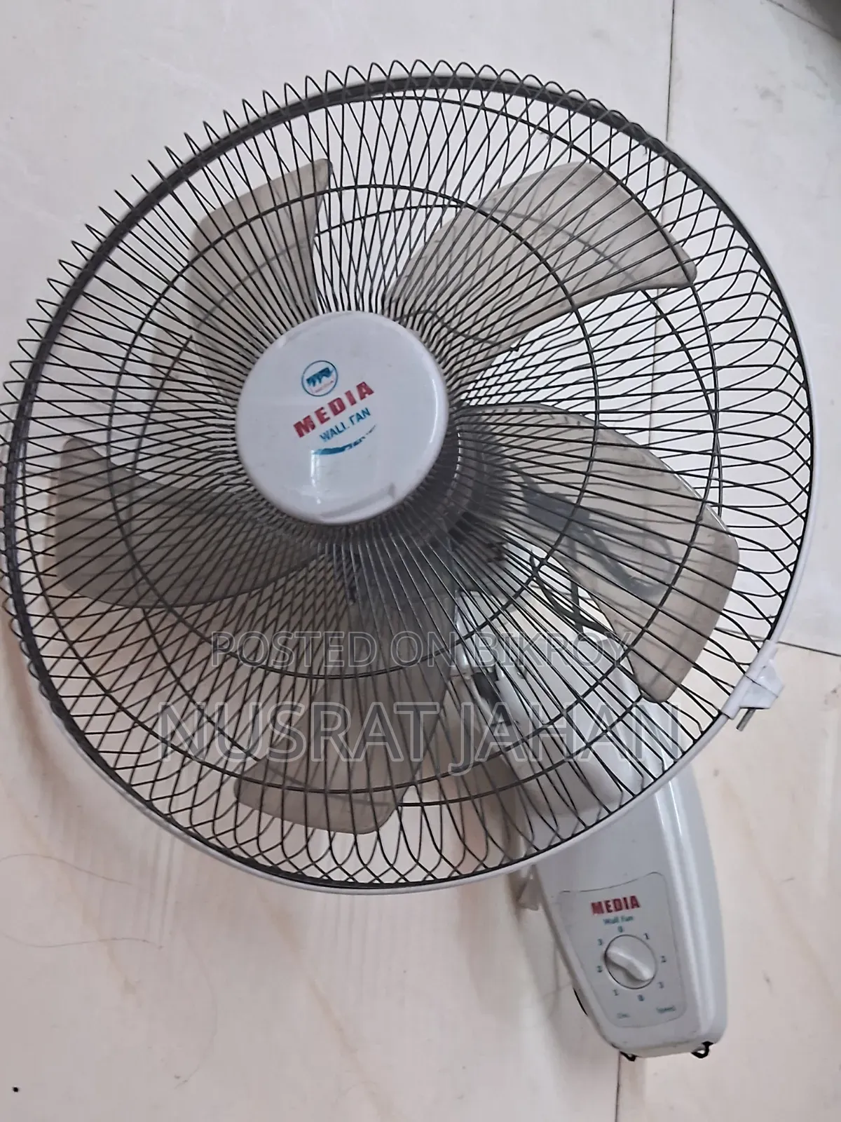 Media Wall Fan (Used)