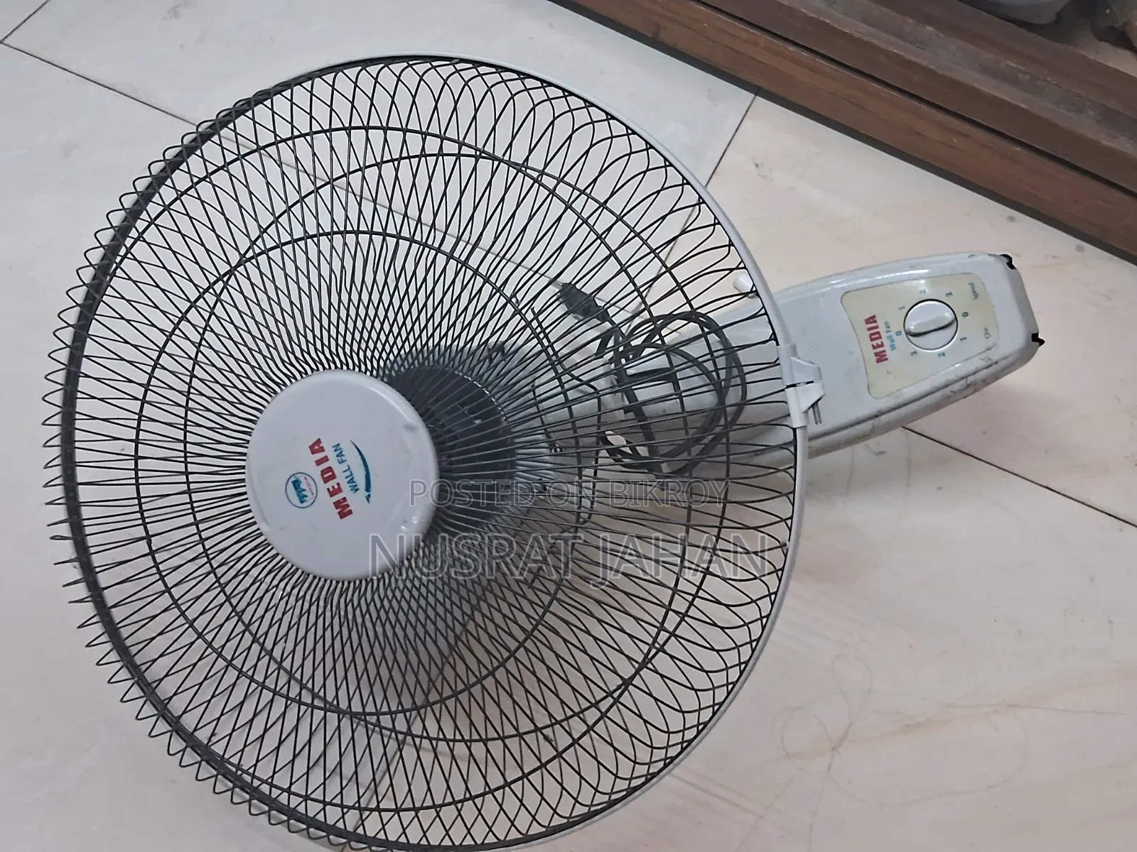 Media Wall Fan (Used)