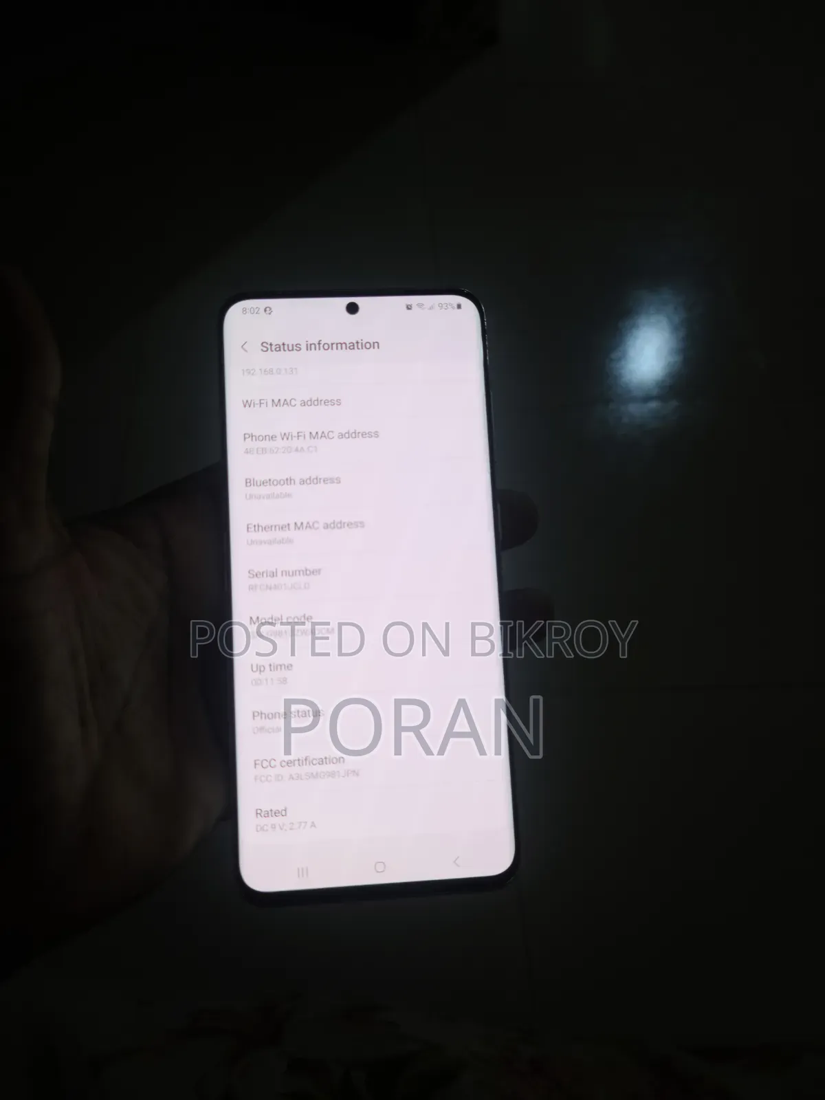 Samsung Galaxy S20+ 5G 128 GB White