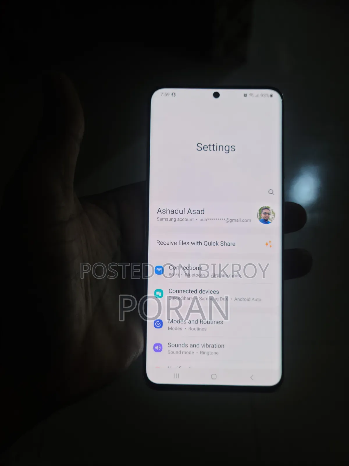 Samsung Galaxy S20+ 5G 128 GB White