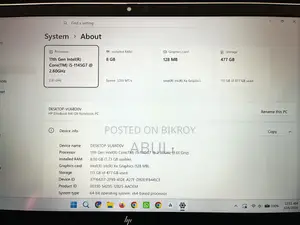 Laptop HP EliteBook 840 G8 8GB Intel Core i5 SSD 512GB