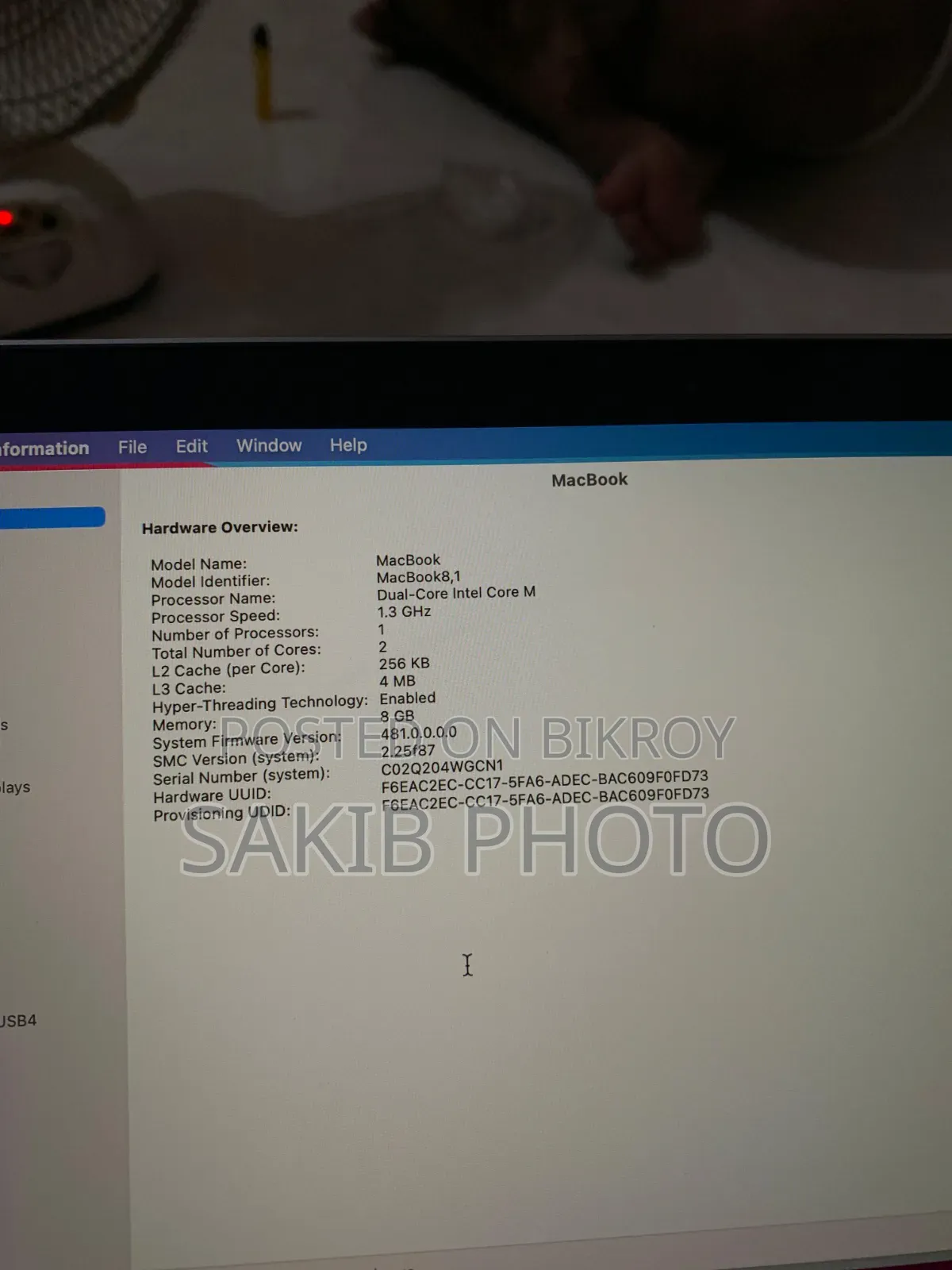 Laptop Apple MacBook 2015 8GB SSD 256GB
