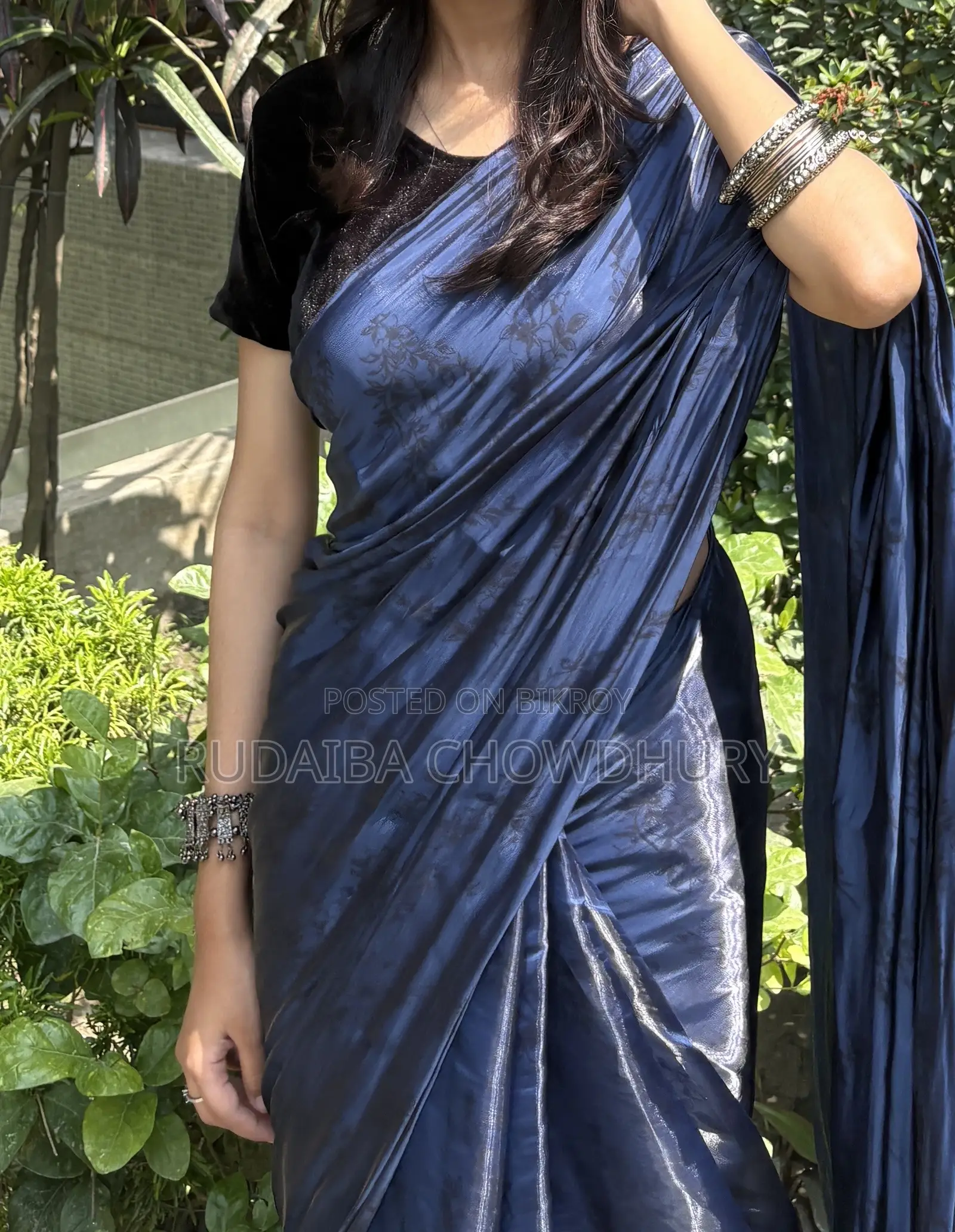 Blue Saree