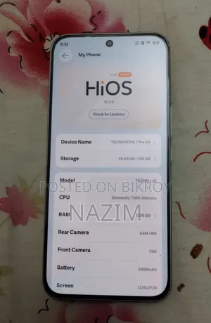 Tecno Pova 7 Pro 5G 256 GB White