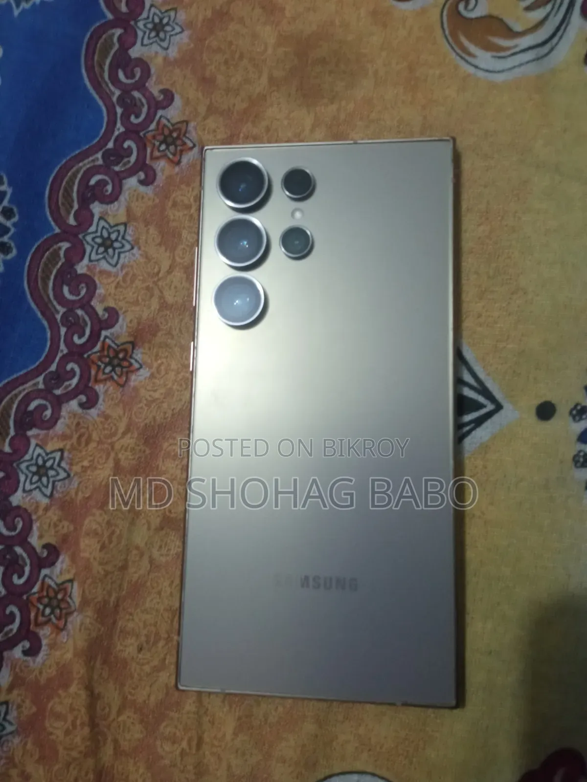 স্যামসাং গ্যালাক্সি এস২৪ আল্ট্রা ২৫৬ জিবি গ্রে