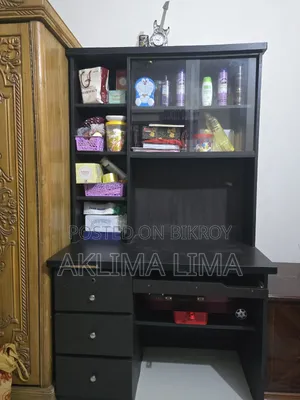 কম্পিউটার/রিডিং টেবিল উইথ বুক শেলফ
