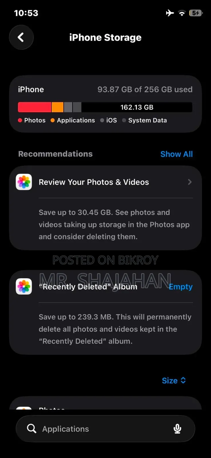 Apple iPhone 11 Pro 256 GB Black