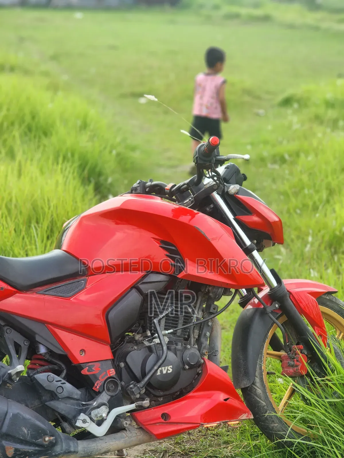 TVS Apache RTR 160 2v Refresh X-connect 2023 Red