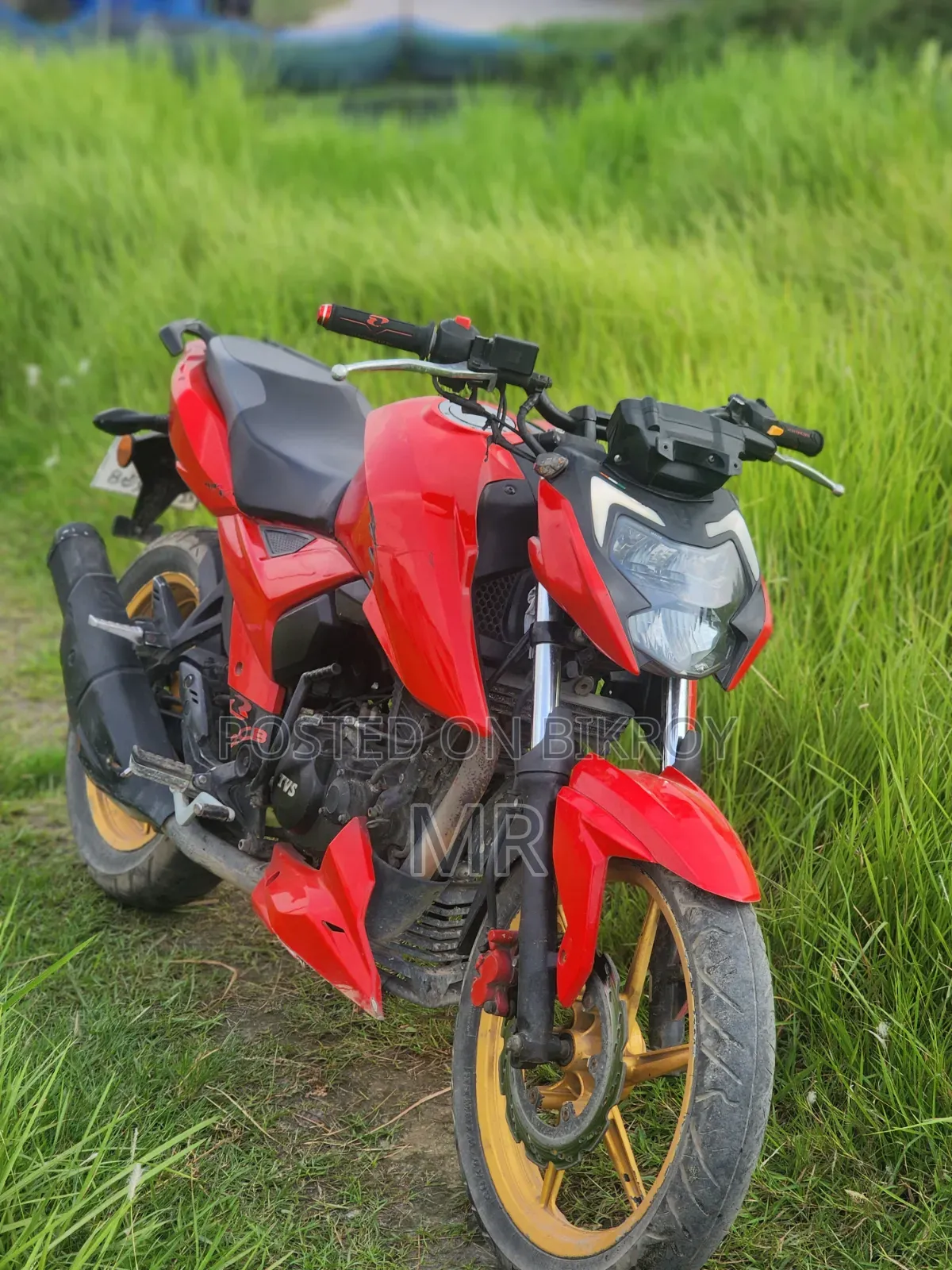 TVS Apache RTR 160 2v Refresh X-connect 2023 Red