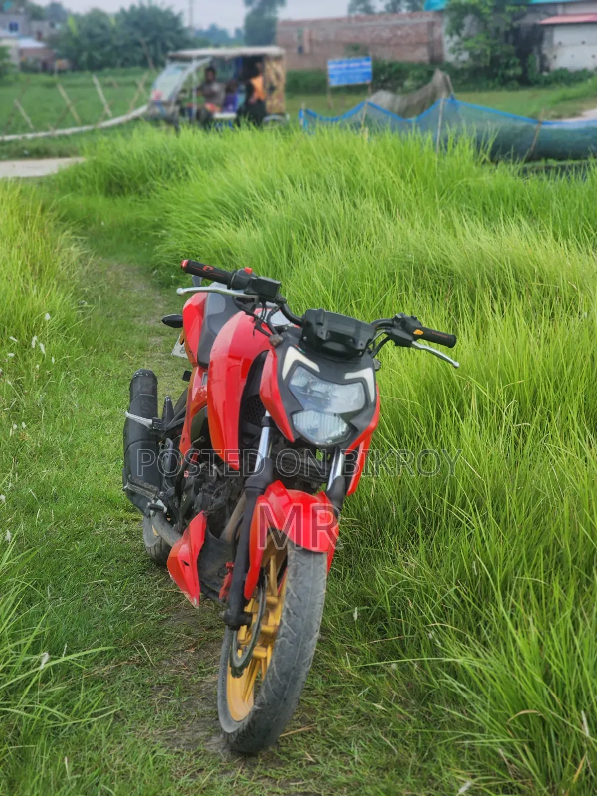 TVS Apache RTR 160 2v Refresh X-connect 2023 Red