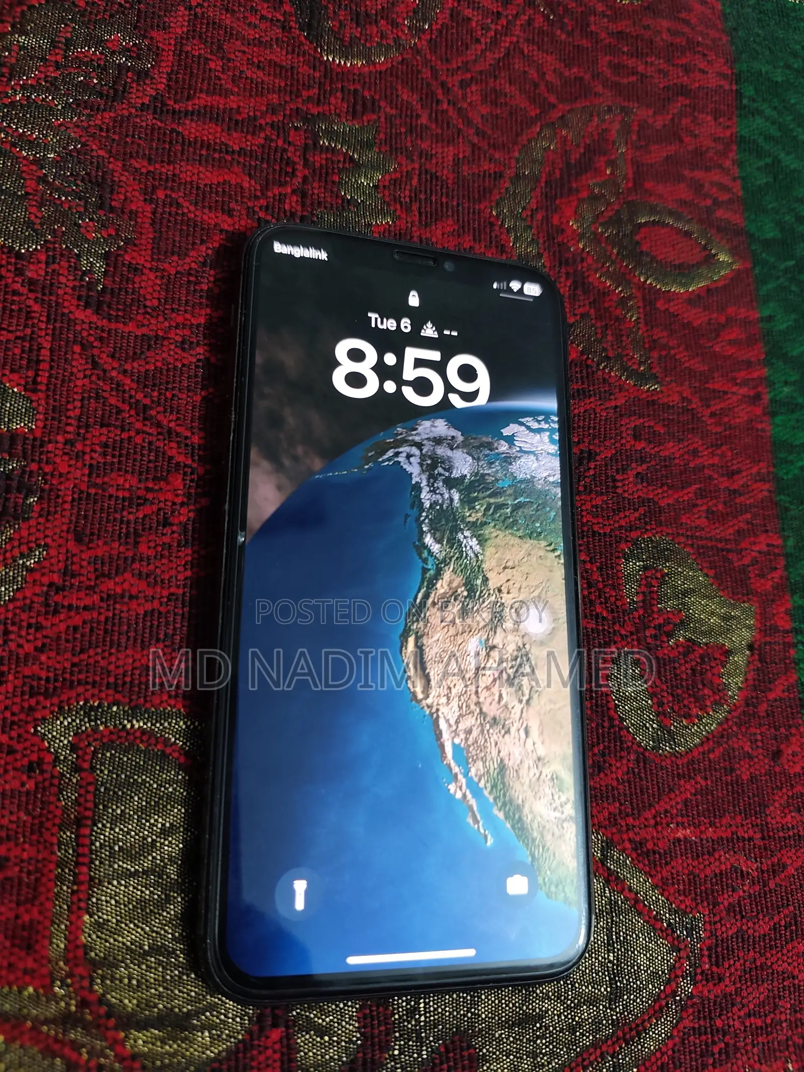 অ্যাপল আইফোন এক্স ২৫৬ জিবি ব্ল্যাক