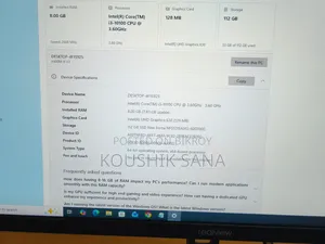 Desktop Computer Gigabyte 8GB Intel Core i5 SSD 128GB