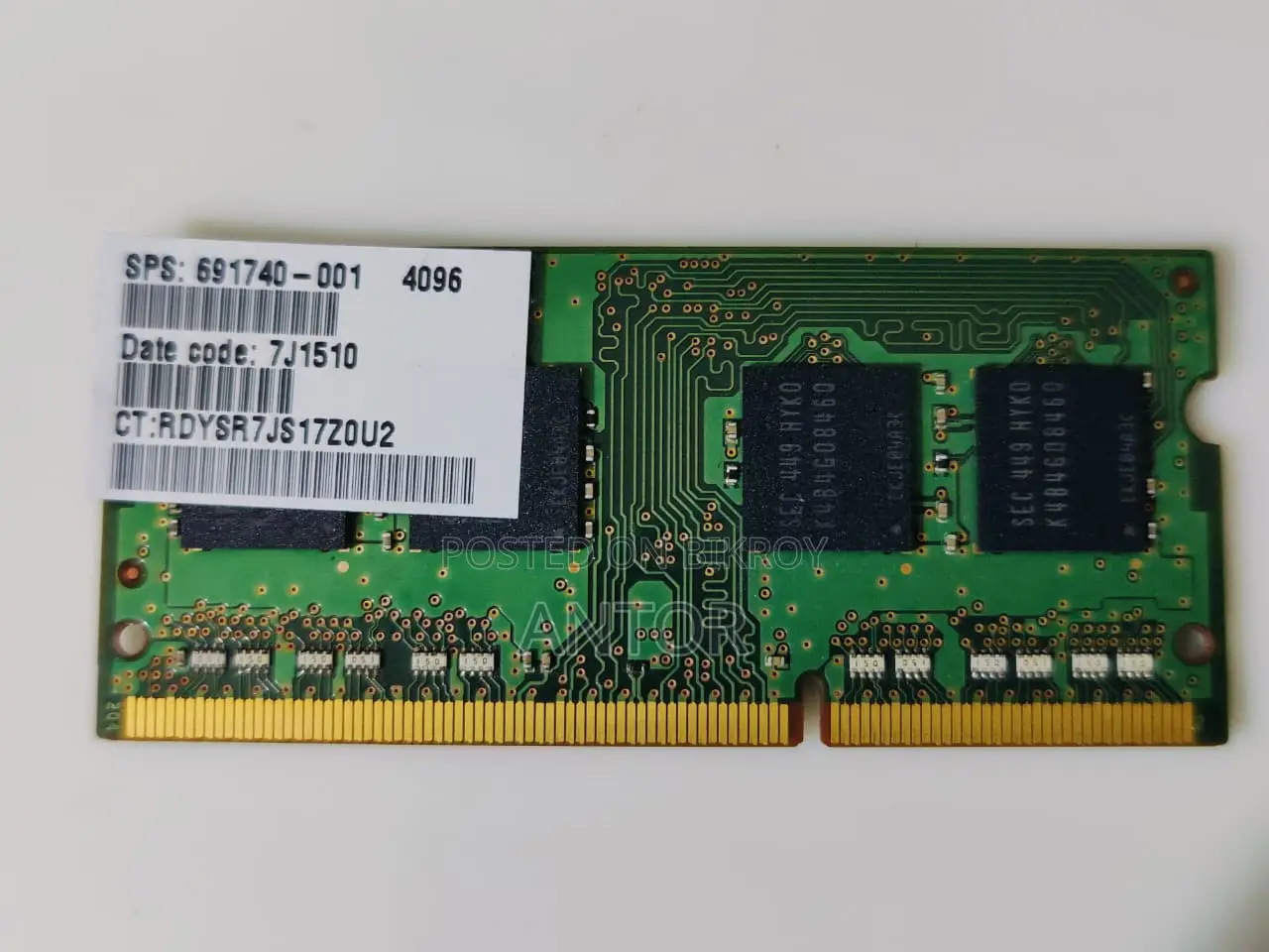 Samsung 4gb Ddr3l Laptop Ram