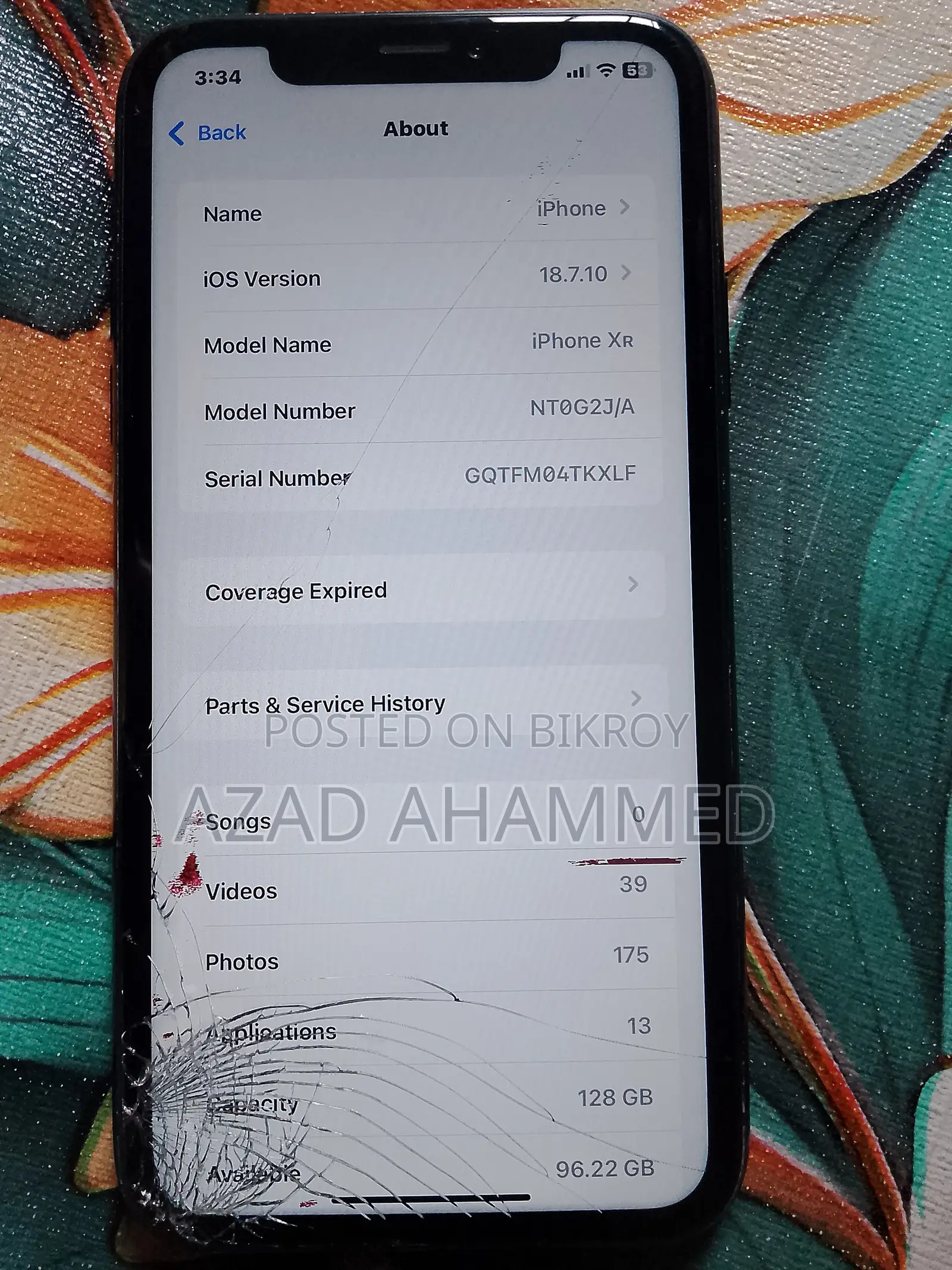 Apple iPhone XR 128 GB Black