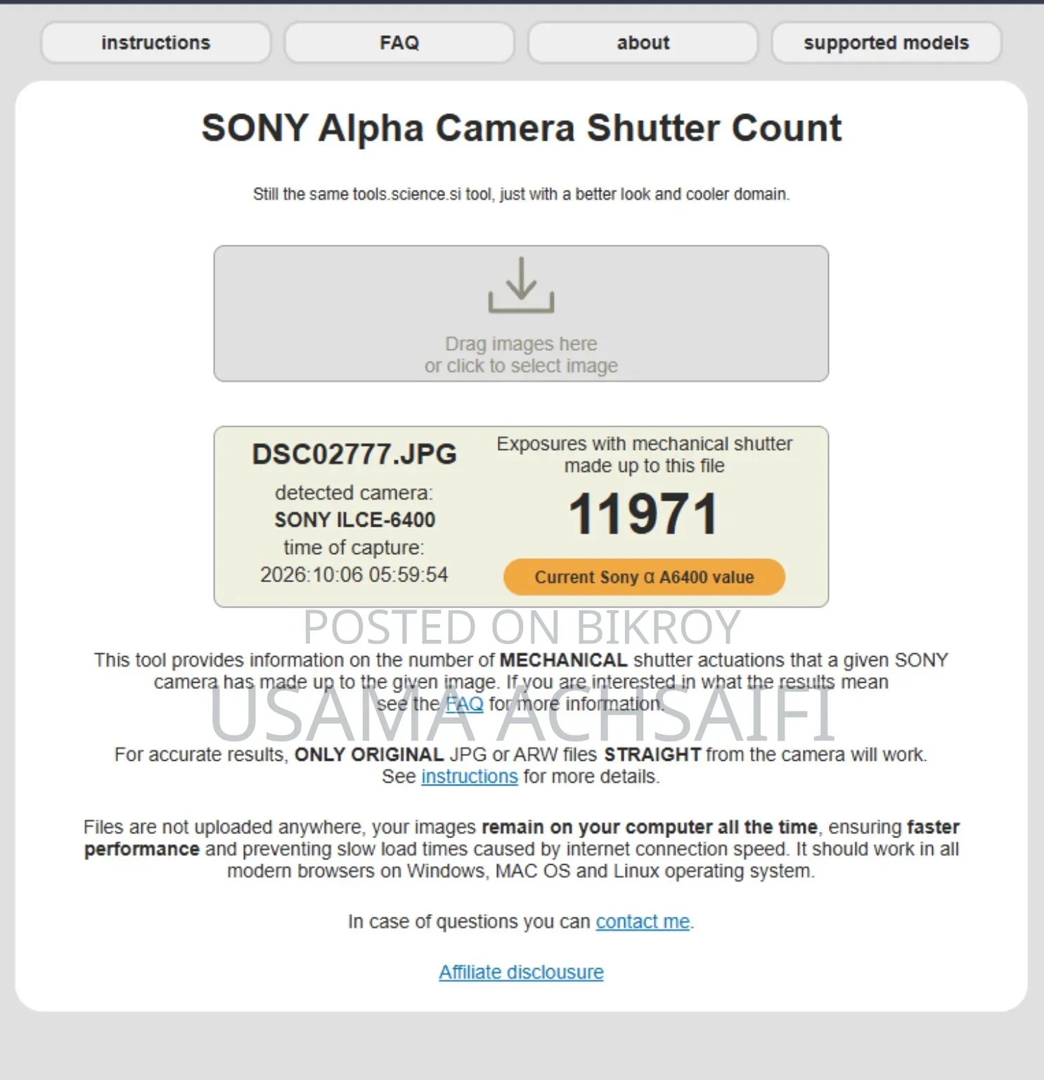 Sony A6400 for sale Shutter 12,000 has not been reached