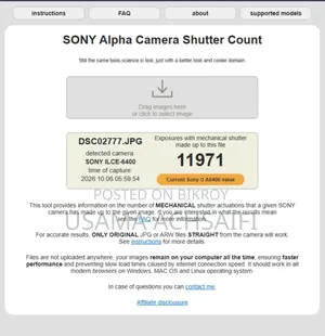 Sony A6400 for sale Shutter 12,000 has not been reached