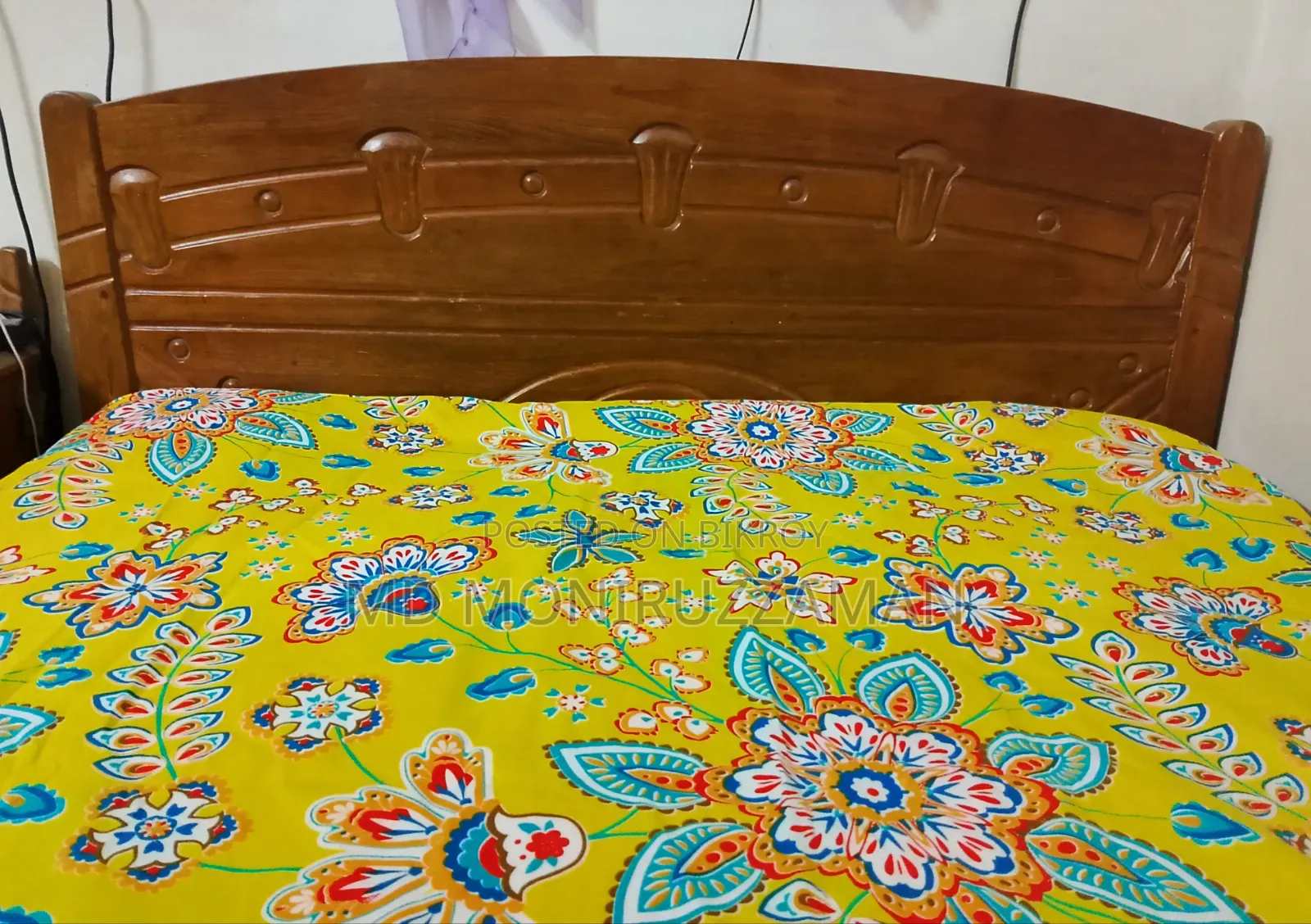 Teak Wood Bed | Free Mattress | Fresh Condition