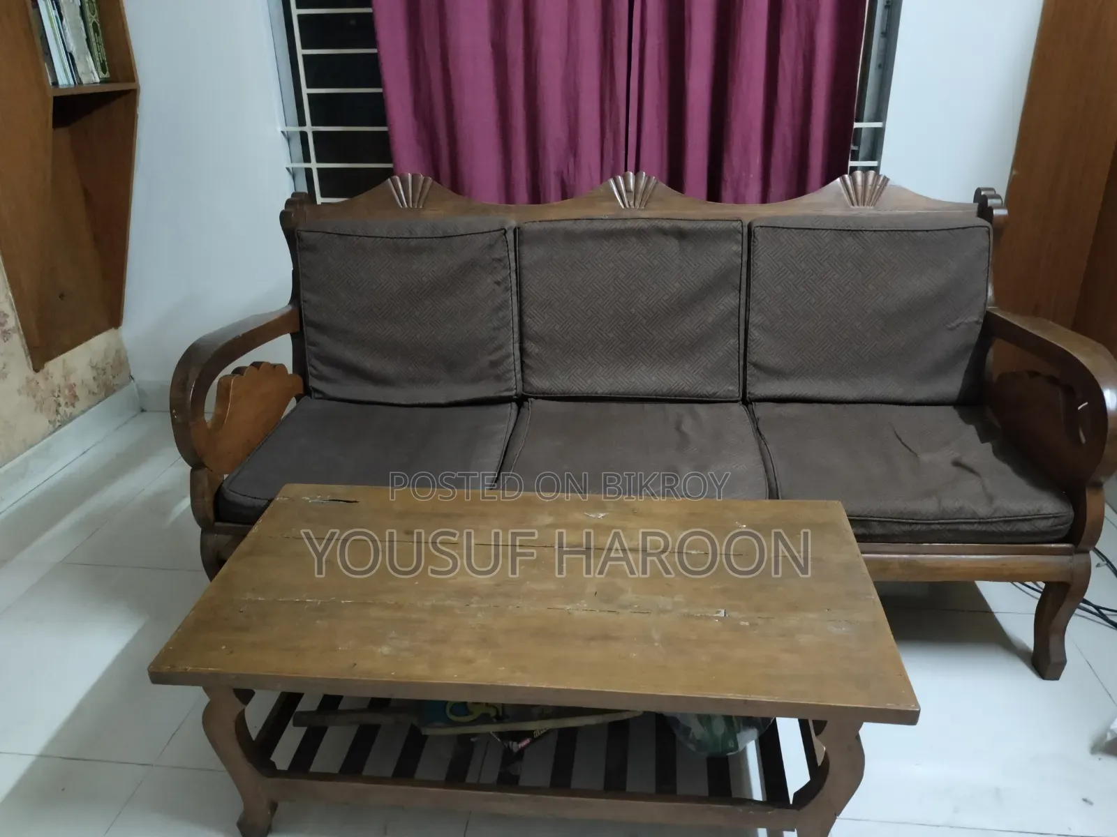 সুলভ মূল্যে সেগুন কাঠের সোফা ও ডাইনিং টেবিল বিক্রয় করা হবে