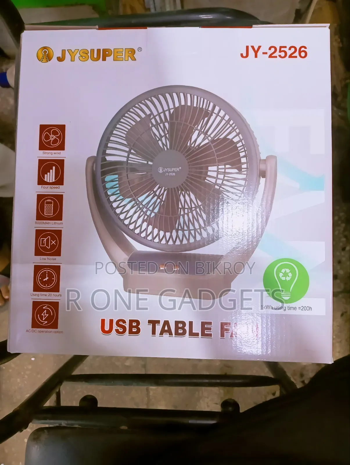 Joysuper Jy 2526 Portable Fan