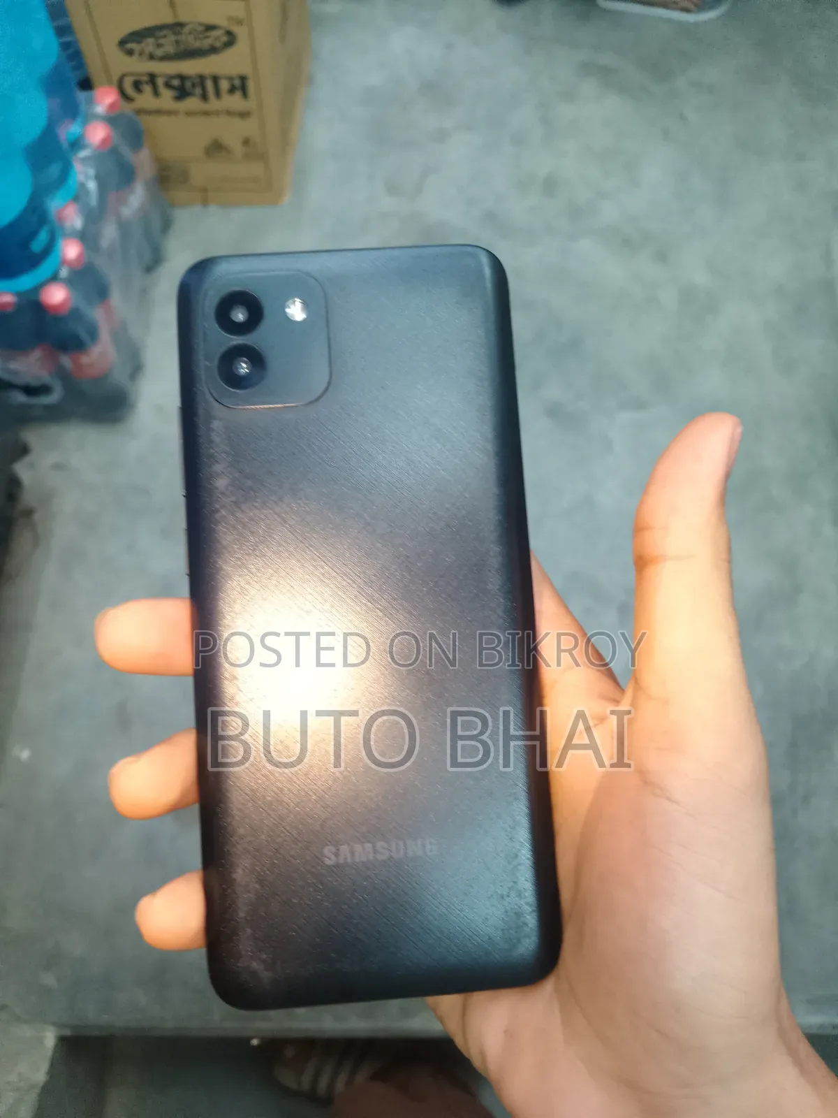 স্যামসাং গ্যালাক্সি এ০৩ ৬৪ জিবি ব্ল্যাক
