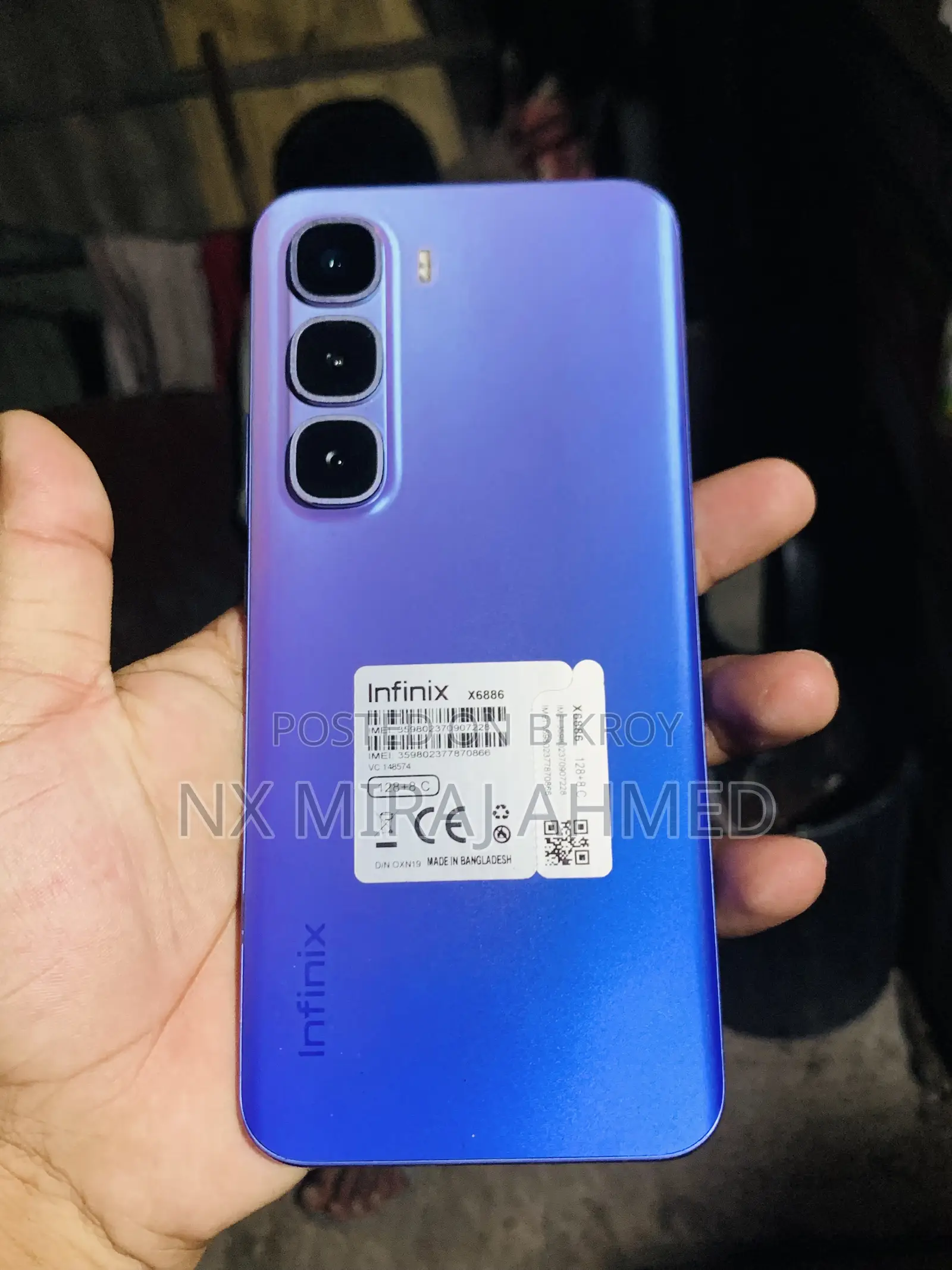 New Infinix Hot 60 Pro+ 128 GB Purple