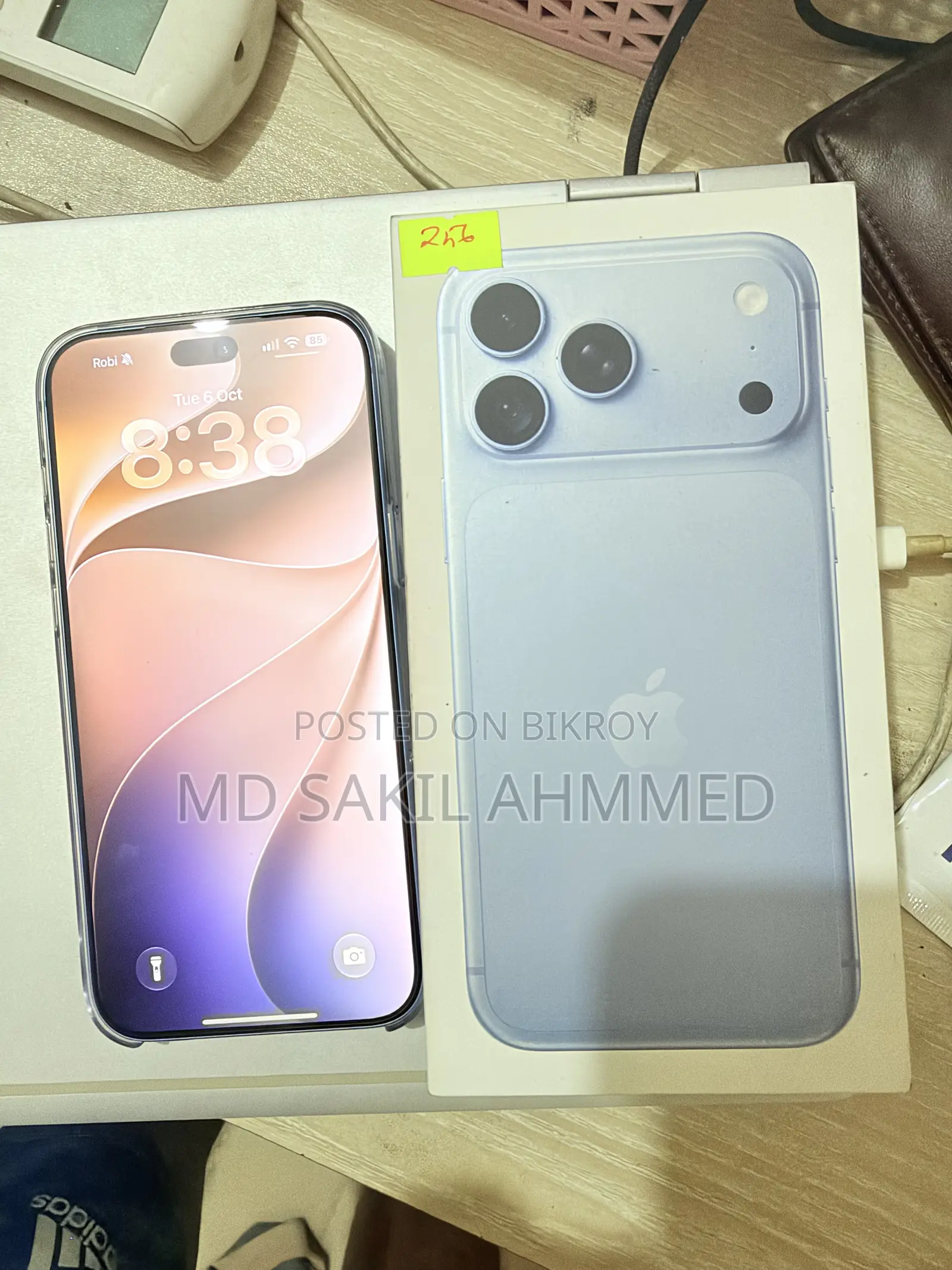 New Apple iPhone 18 Pro Max 256 GB Blue