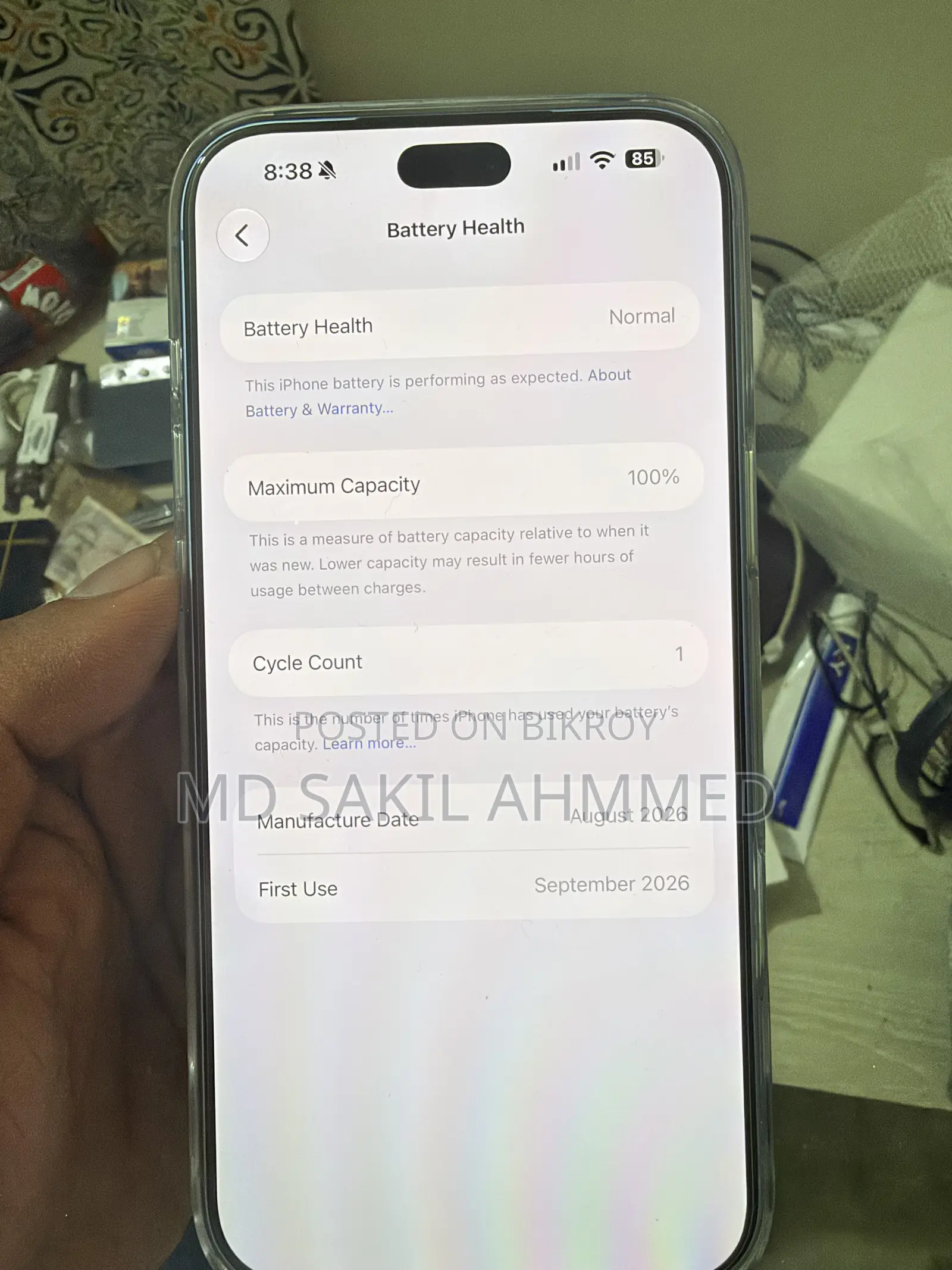 New Apple iPhone 18 Pro Max 256 GB Blue
