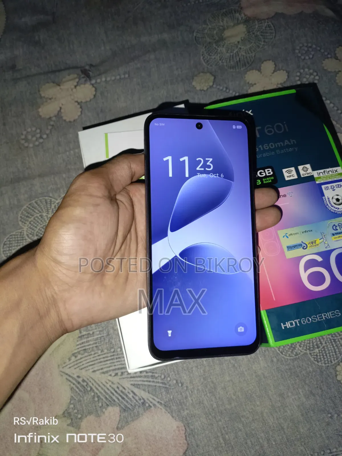 Infinix Hot 60i 256 GB Black