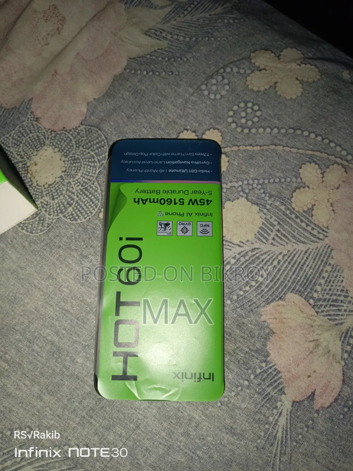 Infinix Hot 60i 256 GB Black