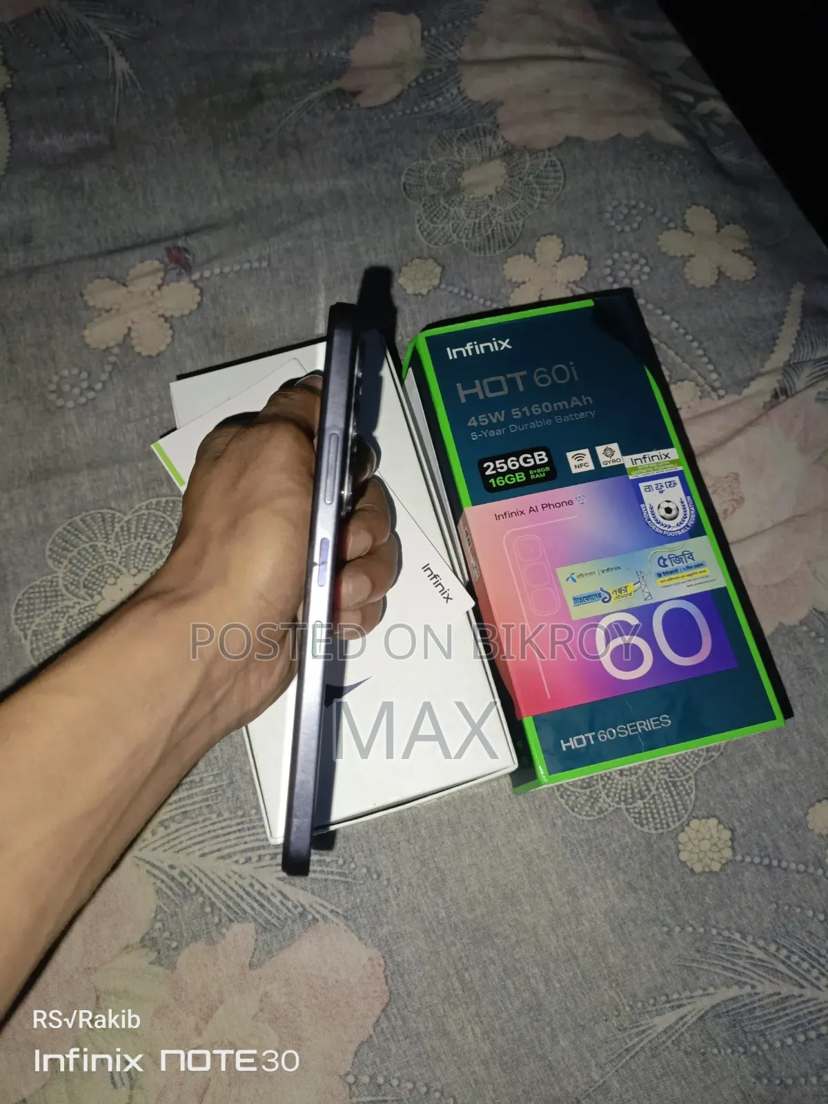 Infinix Hot 60i 256 GB Black