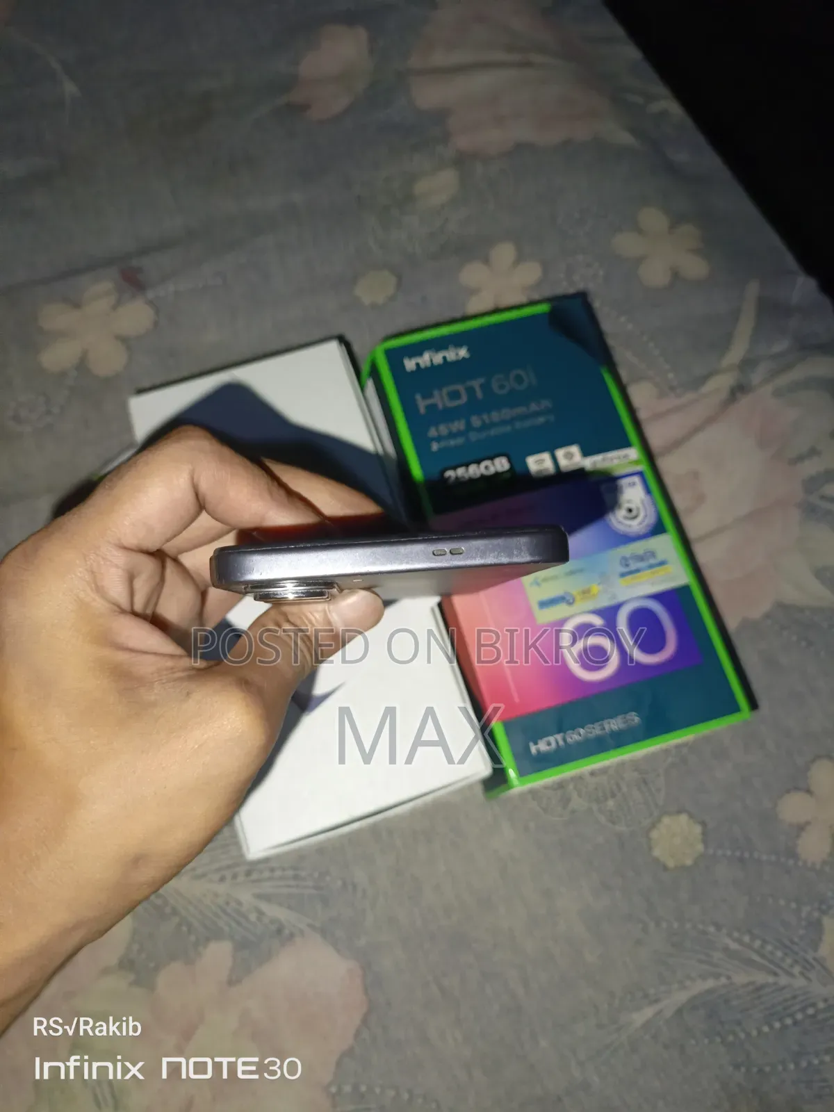 Infinix Hot 60i 256 GB Black