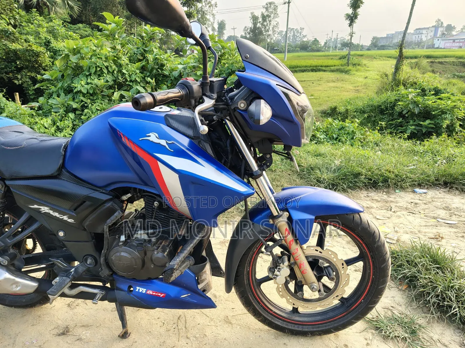 TVS Apache RTR 160 2V 2018 Blue