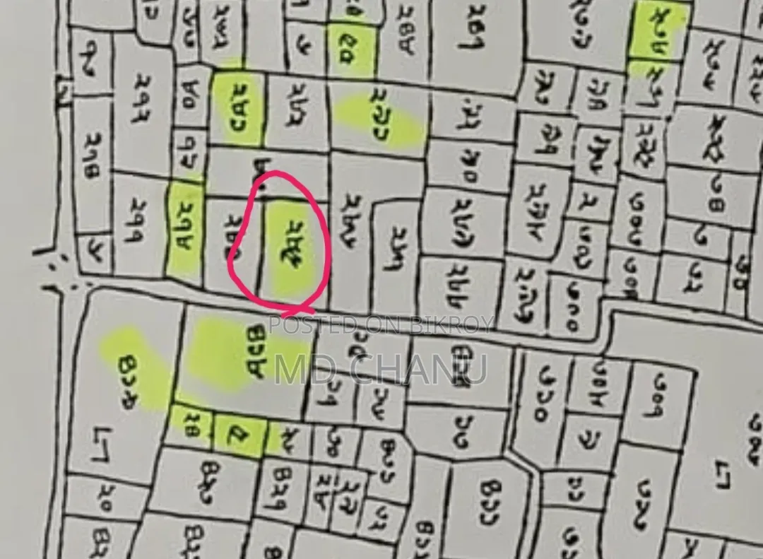 Land suitable for building a house for sale