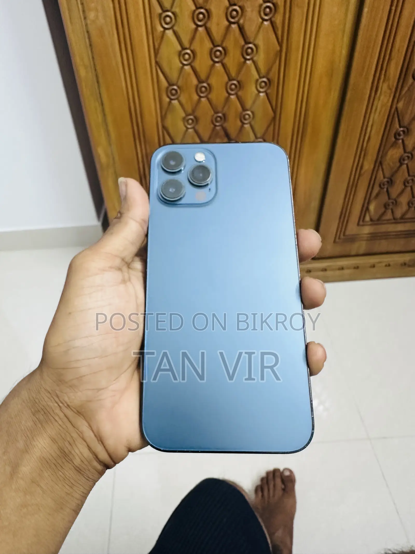 নতুন অ্যাপল আইফোন ১২ প্রো ম্যাক্স ২৫৬ জিবি নীল