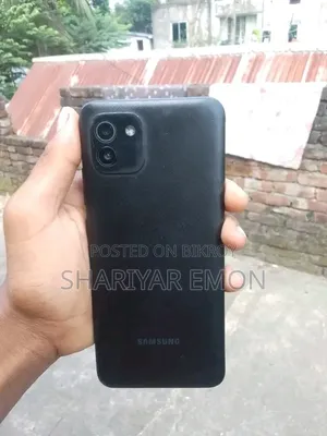 স্যামসাং গ্যালাক্সি এ০৩ ৬৪ জিবি ব্ল্যাক