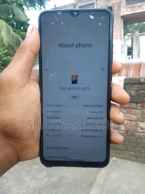 স্যামসাং গ্যালাক্সি এ০৩ ৬৪ জিবি ব্ল্যাক