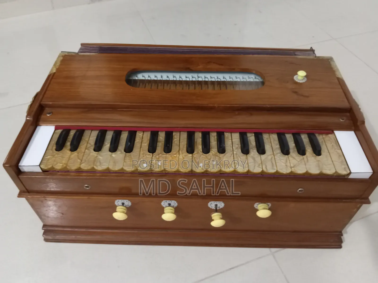 Teak Wood Harmonium