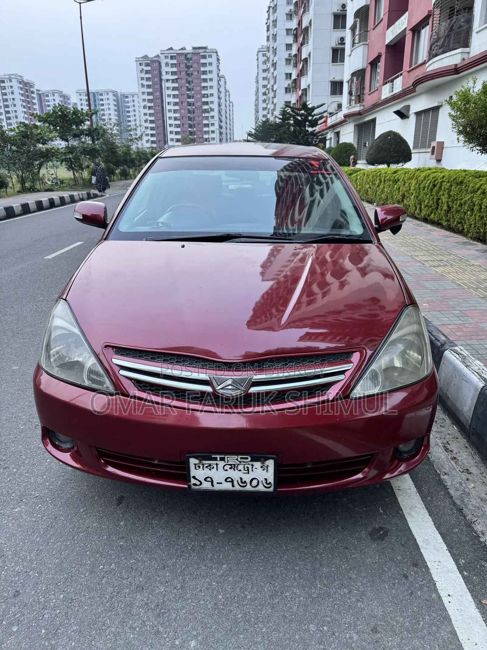 Toyota Allion 2002 Maroon