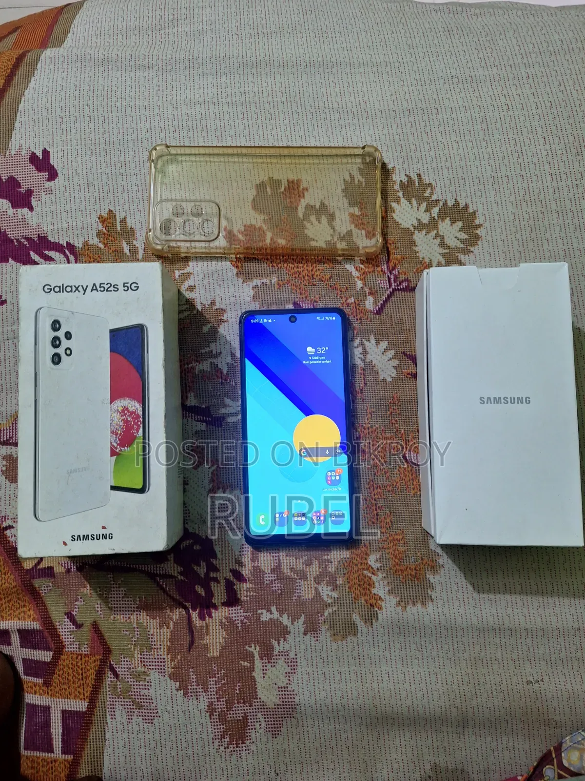 স্যামসাং গ্যালাক্সি এ৫২এস ৫জি ১২৮ জিবি পার্পল