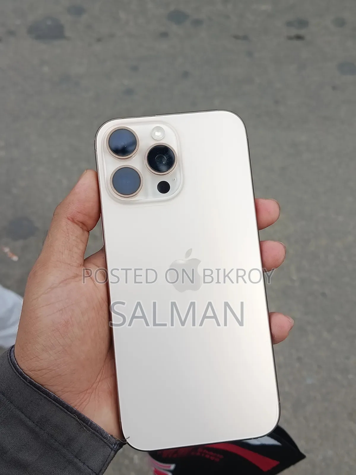 অ্যাপল আইফোন ১৬ প্রো ম্যাক্স ২৫৬ জিবি গোল্ড