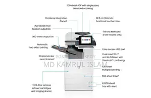 HPLaseJetEnterprisFlowMFPM776zs(A3 Color)-হেভি-ডিউটি প্রেস প্রিন্টার