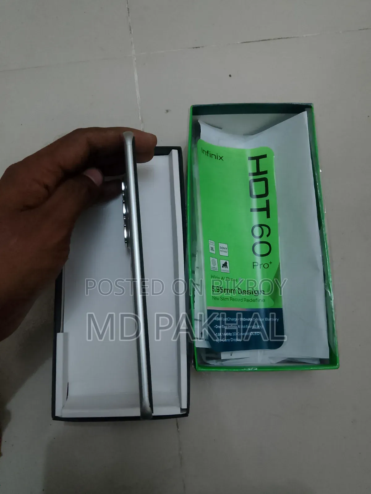 New Infinix Hot 60 Pro+ 128 GB Silver