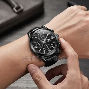 Gold-Tone Olevs Chronograph Watch